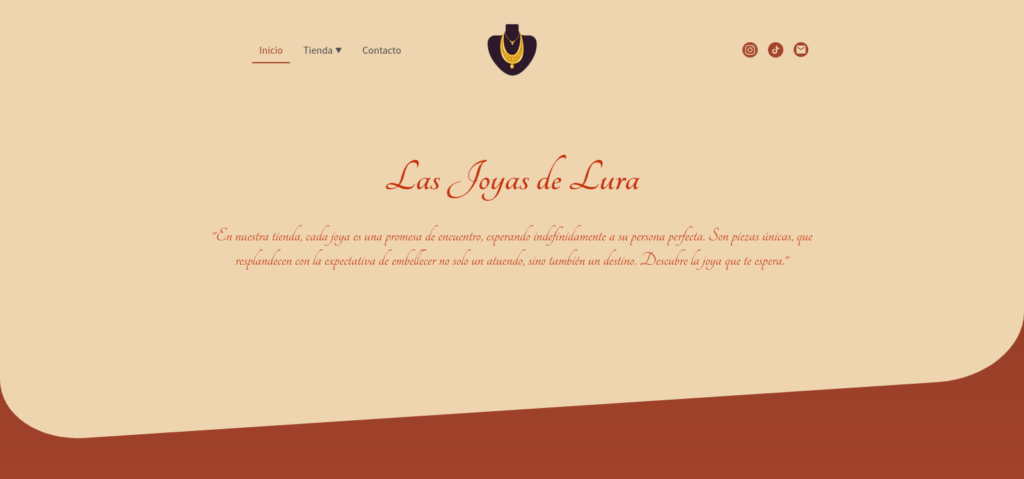 Las Joyas de Lura website