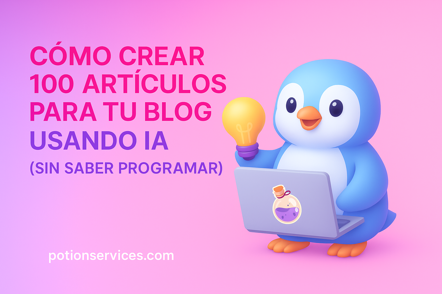Cómo crear 100 artículos para tu blog usando IA (sin saber programar)